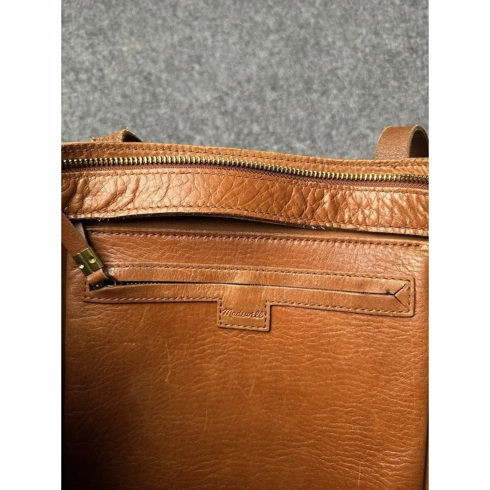 Womens Leather Madewell Brown Shoulder Tote Crossbody Bag, Size One Size - Picture 6 of 12